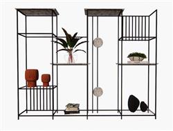 简约艺术品展架SU模型