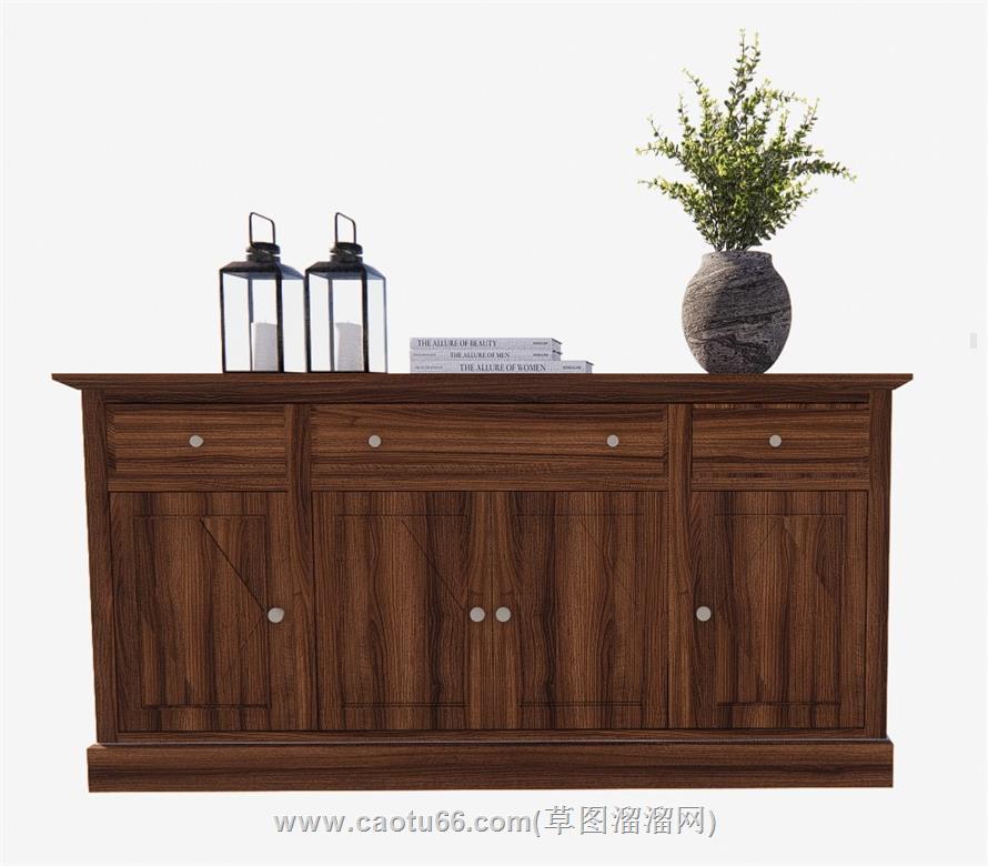 边柜餐边柜SU模型