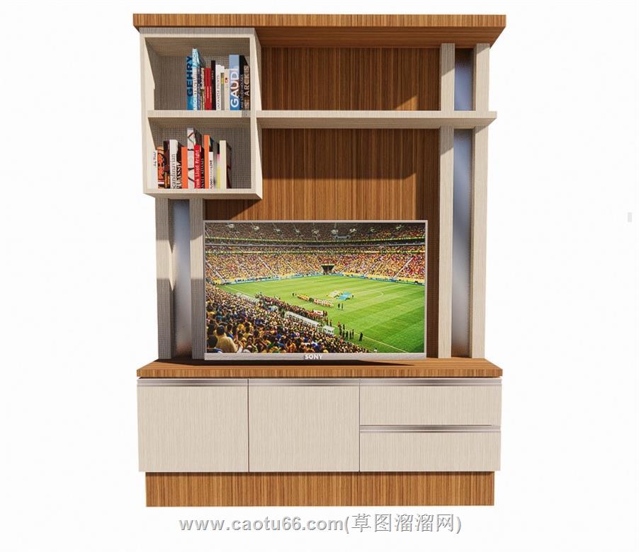 电视柜SU模型