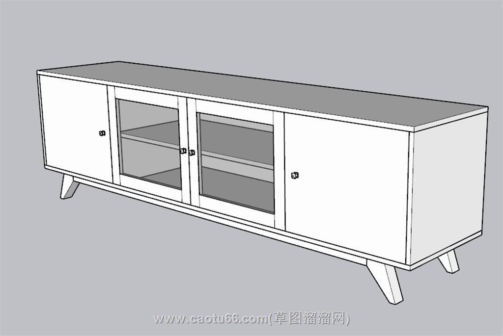 电视柜SU模型