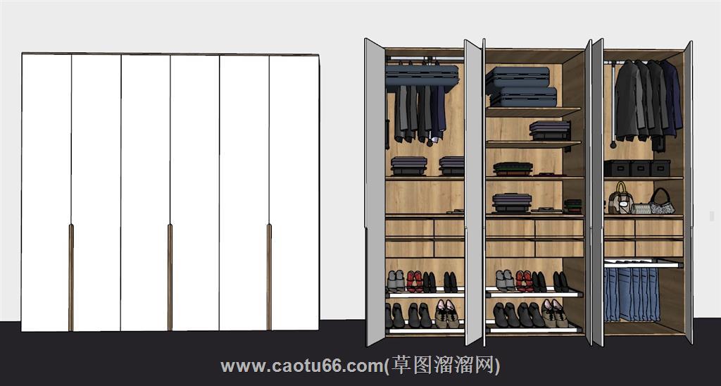 衣柜SU模型