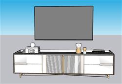 电视柜SU模型