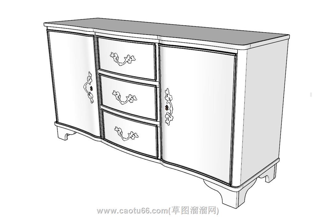 餐边柜SU模型