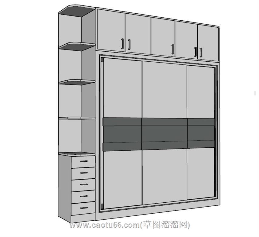衣柜SU模型
