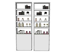货物架隔断柜展柜SU模型