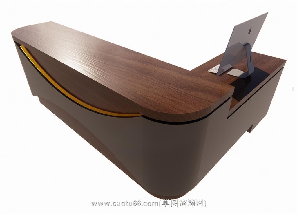 前台柜接待台SU模型