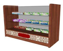 药店展柜SU模型