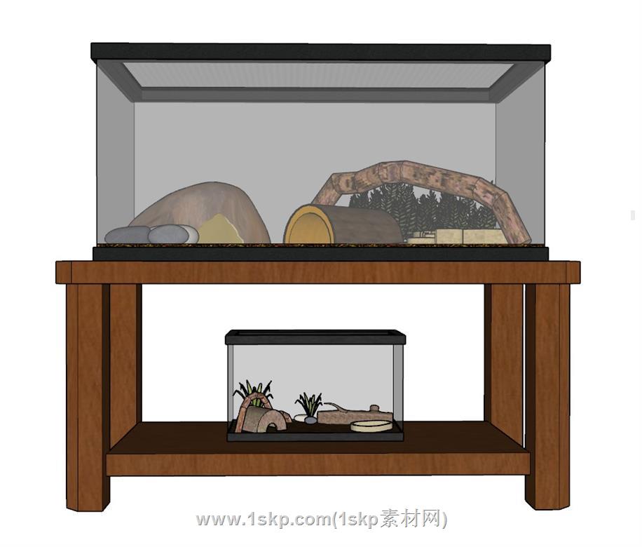 蛇宠物养殖SU模型