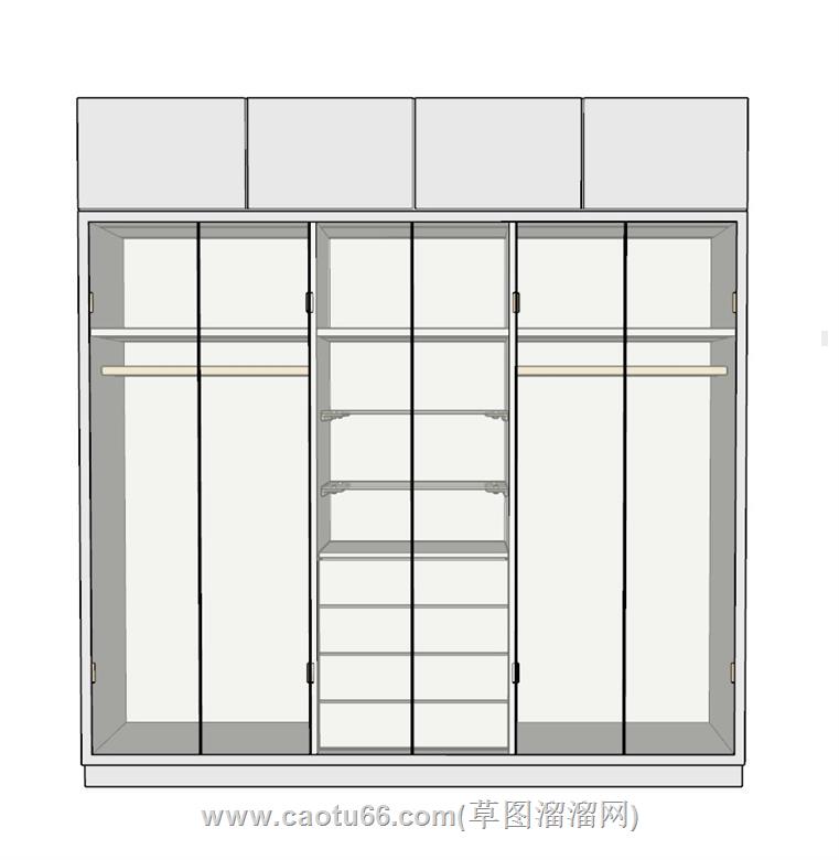 衣柜SU模型