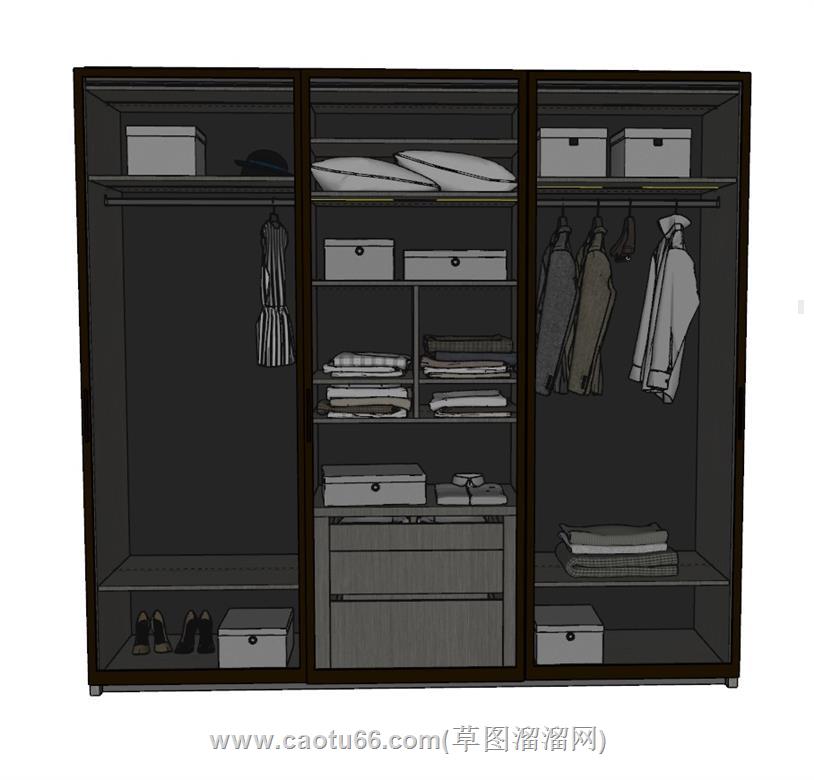 衣柜SU模型