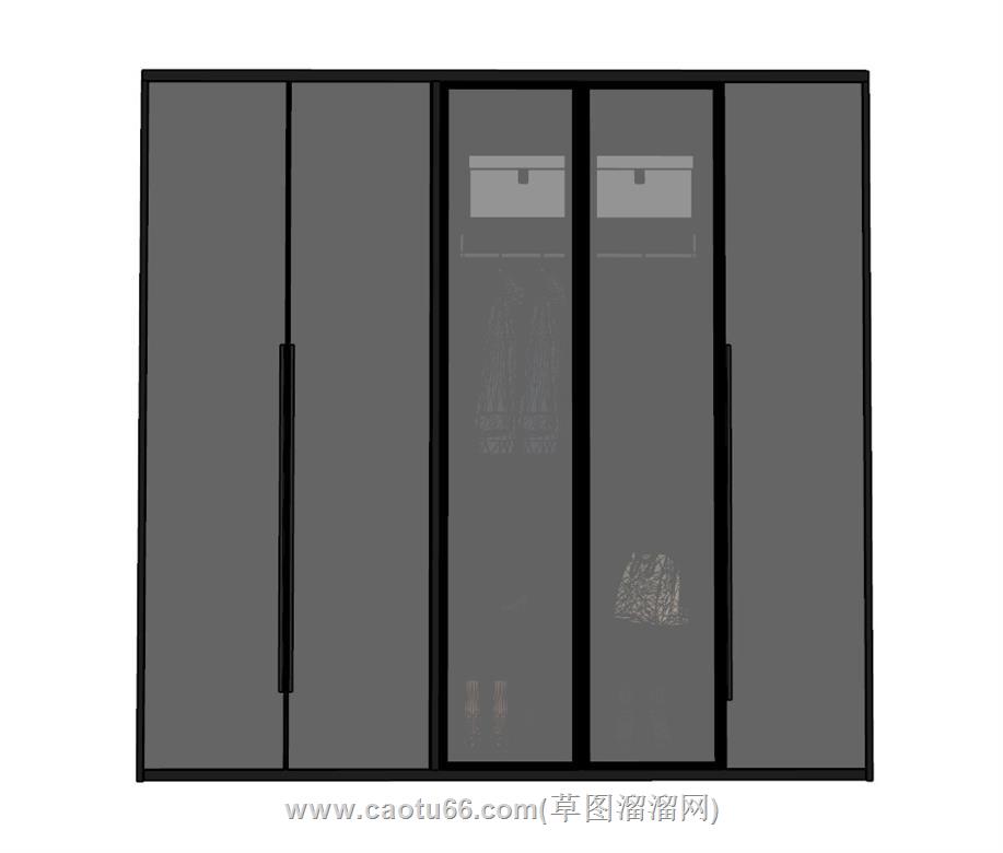 衣柜SU模型