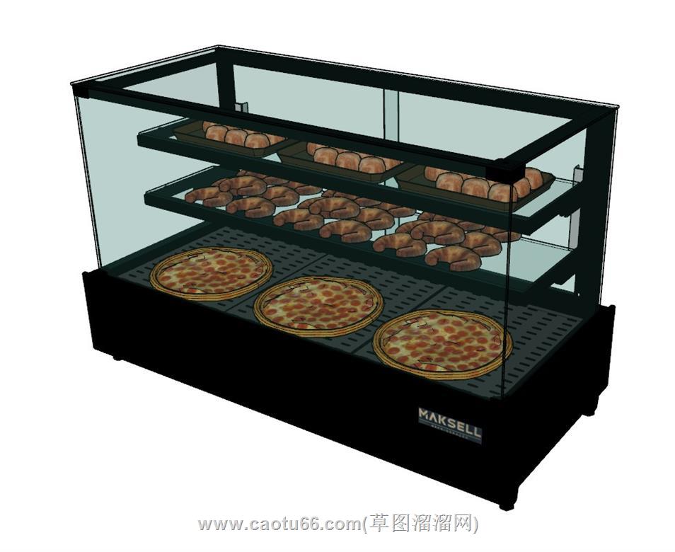 蛋糕柜SU模型