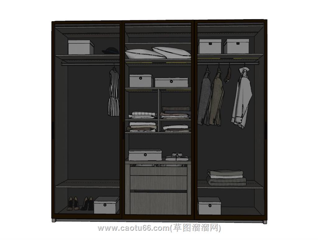 衣柜SU模型