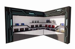 电子科技展柜SU模型