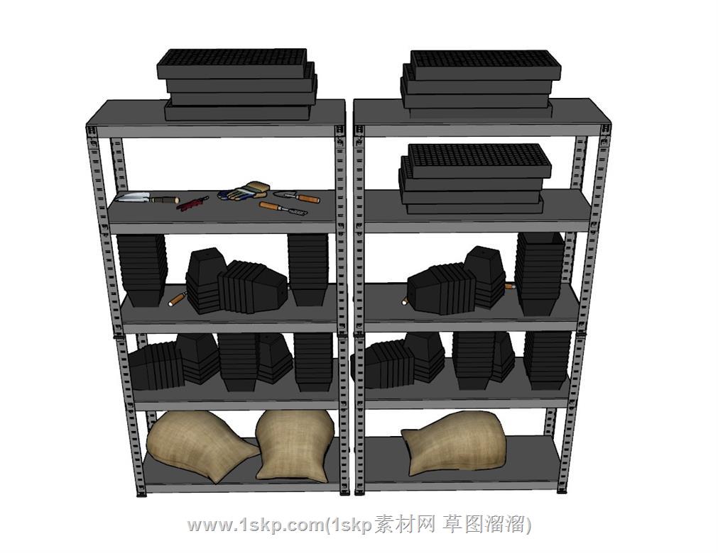 置物架SU模型