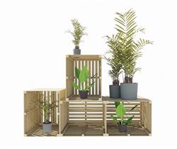 植物架花盆SU模型