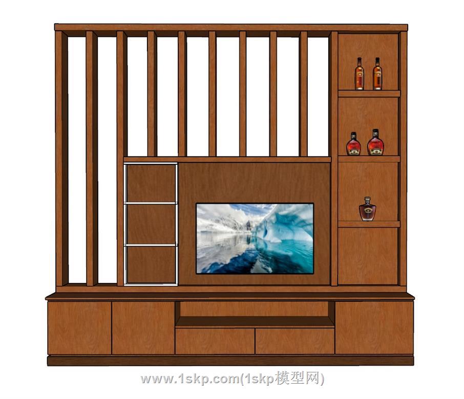 电视柜SU模型