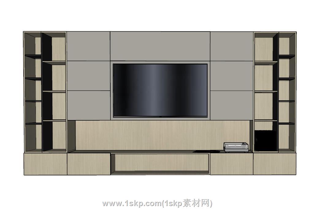 电视柜SU模型