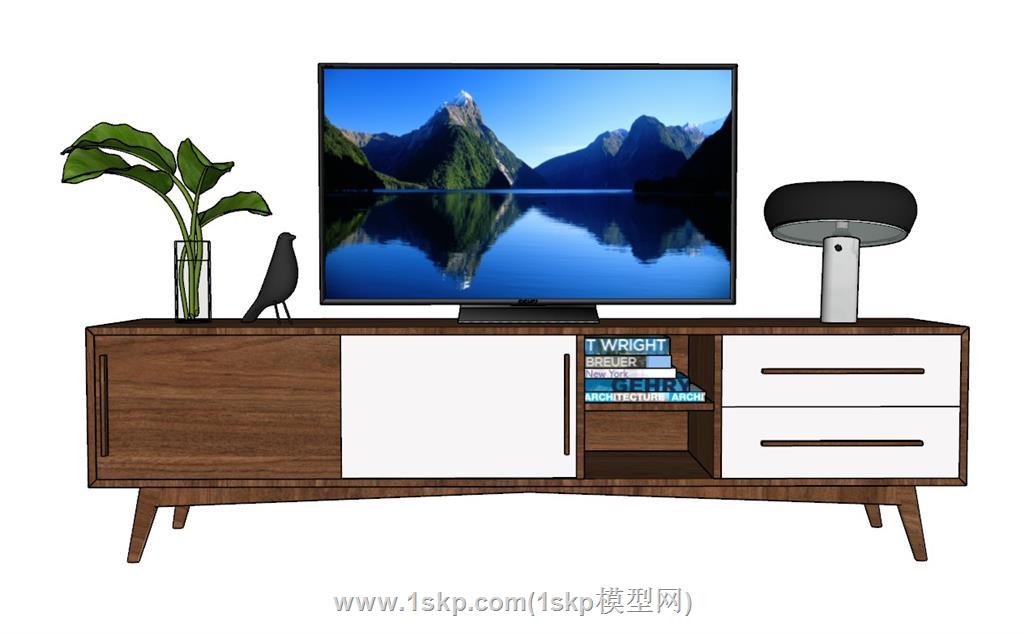 电视柜SU模型