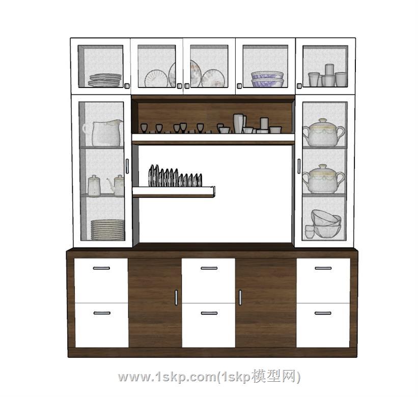 餐柜SU模型