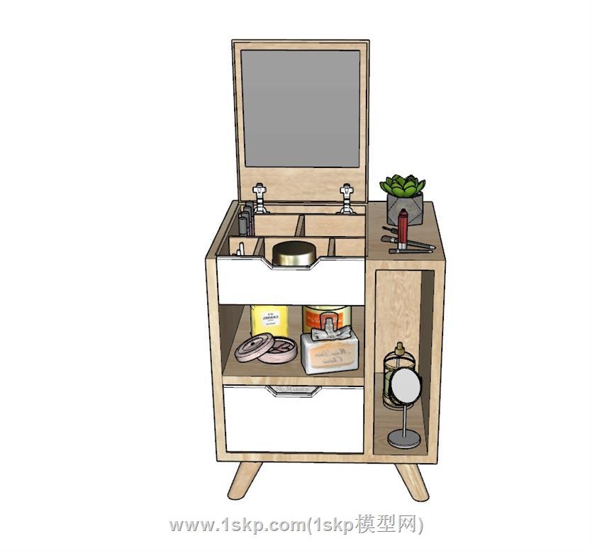 化妆柜子SU模型