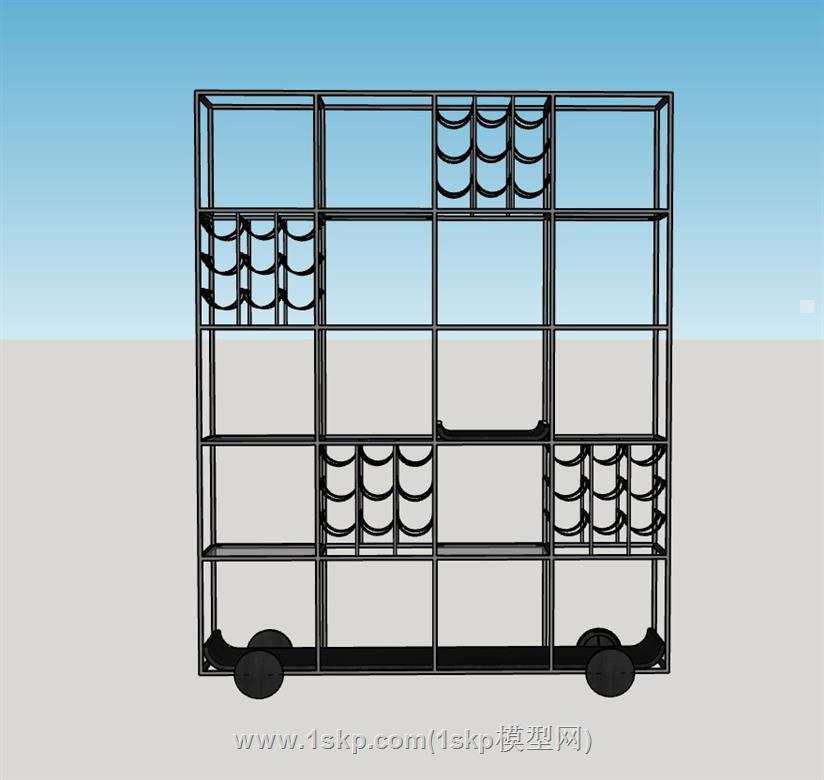 酒架置物架SU模型
