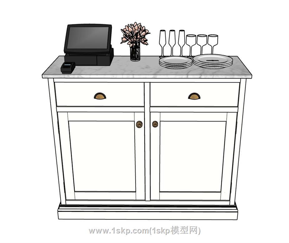 餐边柜SU模型