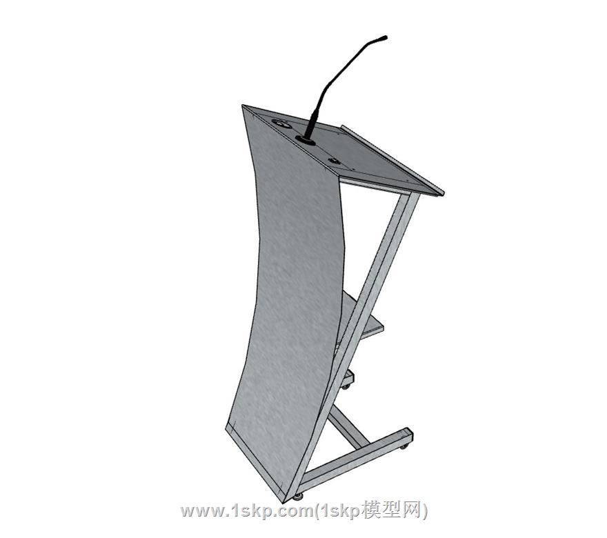 演讲台SU模型