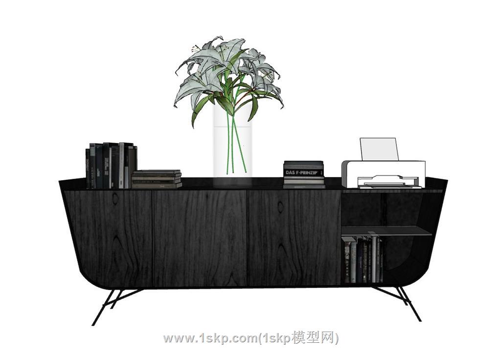 边柜装饰柜SU模型