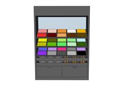 样品柜展示柜SU模型