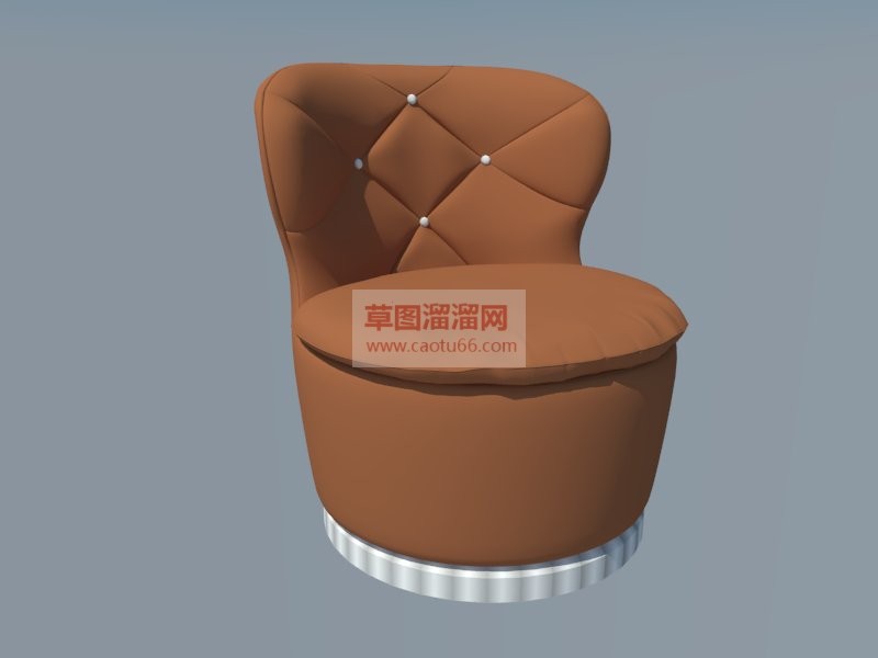 圆凳沙发椅SU模型
