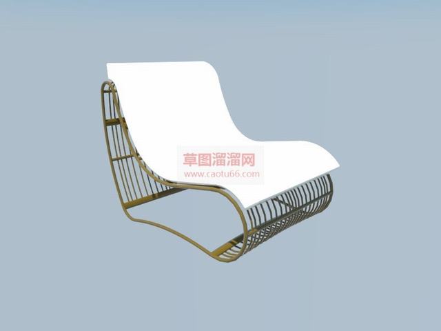 藤椅靠椅小座椅SU模型