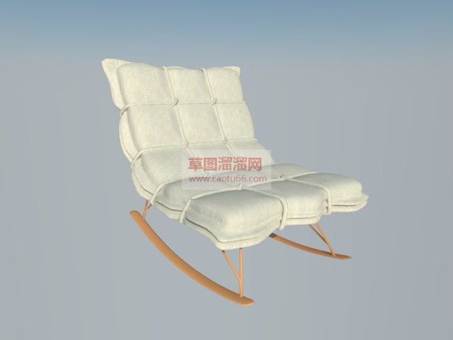 摇椅家具椅子SU模型