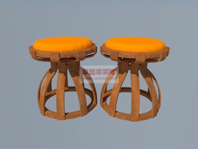 坐凳吧台椅凳子SU模型