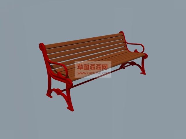 长椅长凳座椅SU模型