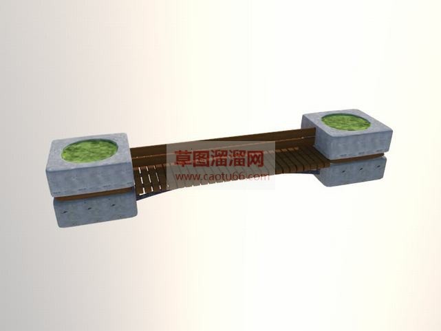 公园长椅座椅SU模型