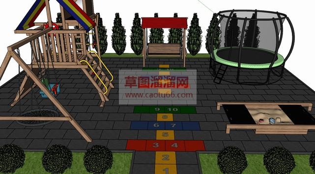 儿童活动区域SU模型