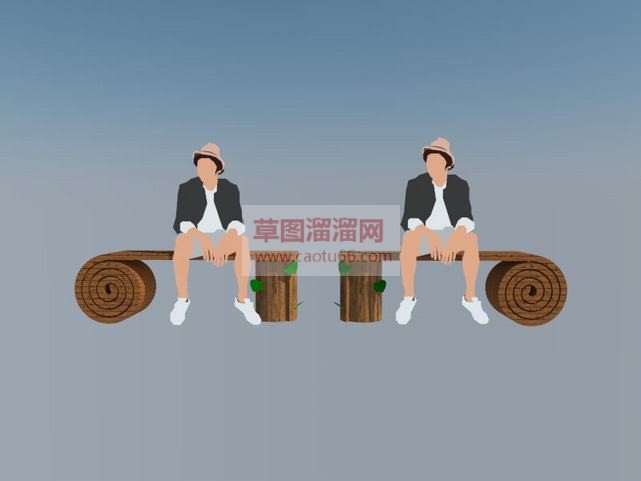户外景观生态SU模型