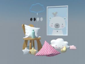 儿童装饰品：SU模型