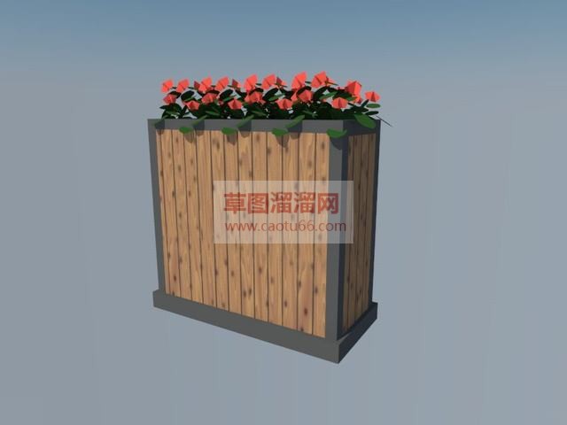 花箱SU模型
