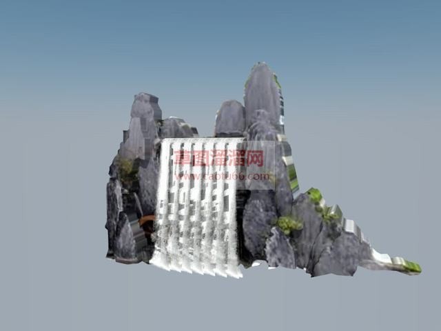假山SU模型