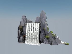 假山SU模型