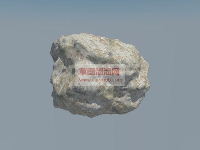 奇石石头石块SU模型