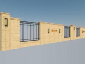 围墙墙壁SU模型