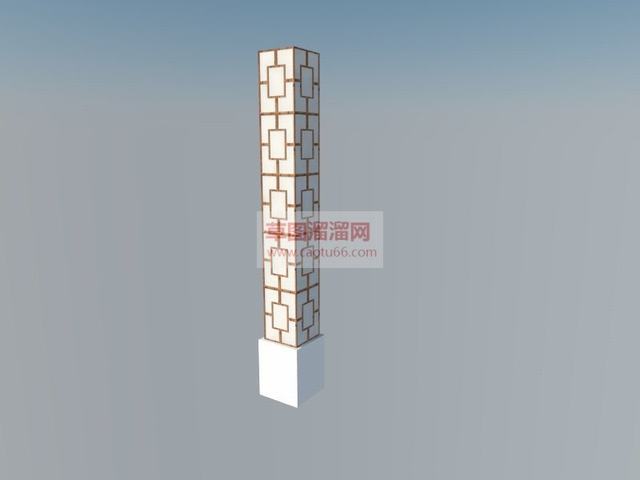 中式灯景观灯庭院灯SU模型