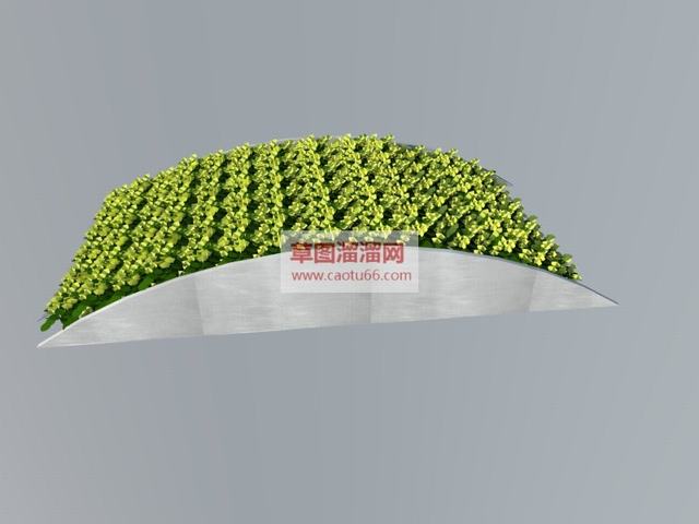 花圃景观公园SU模型