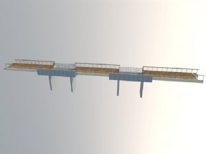 桥梁观景桥小桥SU模型