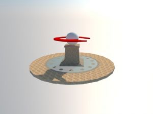 明珠雕塑景观小品景观雕塑SU模型