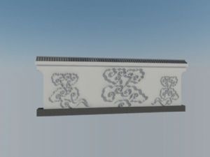 中式景墙+云SU模型