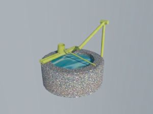 竹子流水庭院SU模型
